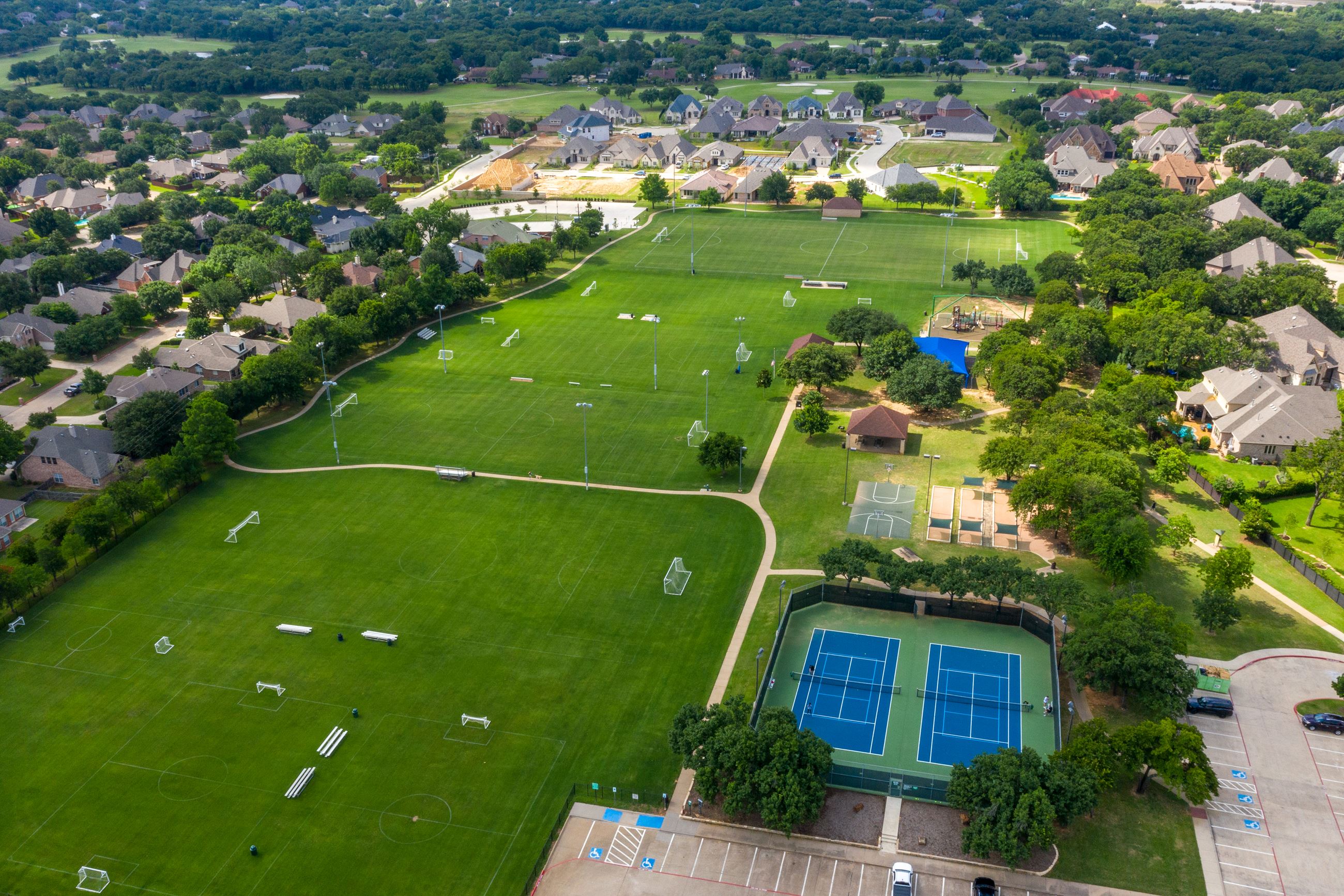 Artificial turf in Trophy Club, TX