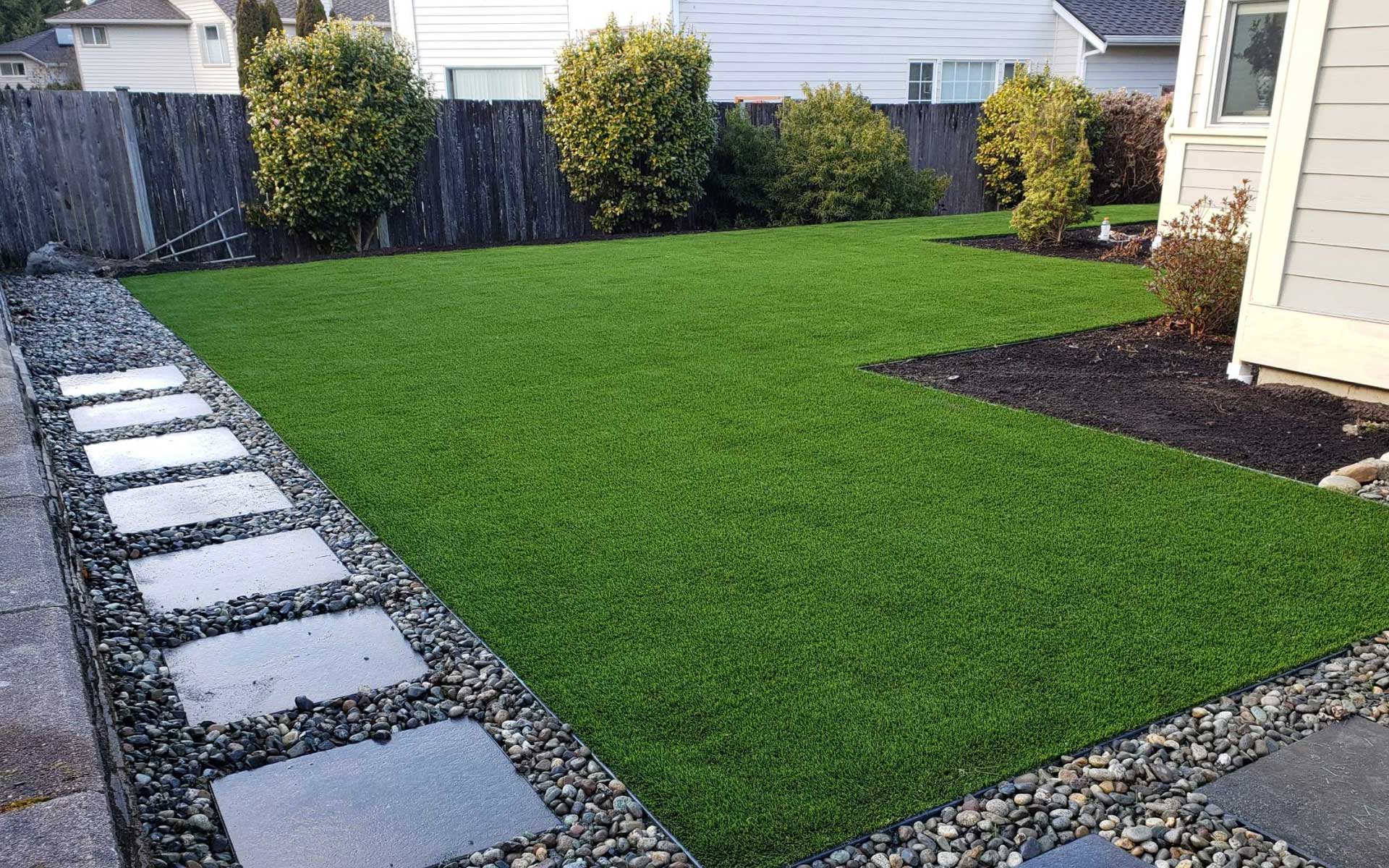 Residential Artificial Turf Installation